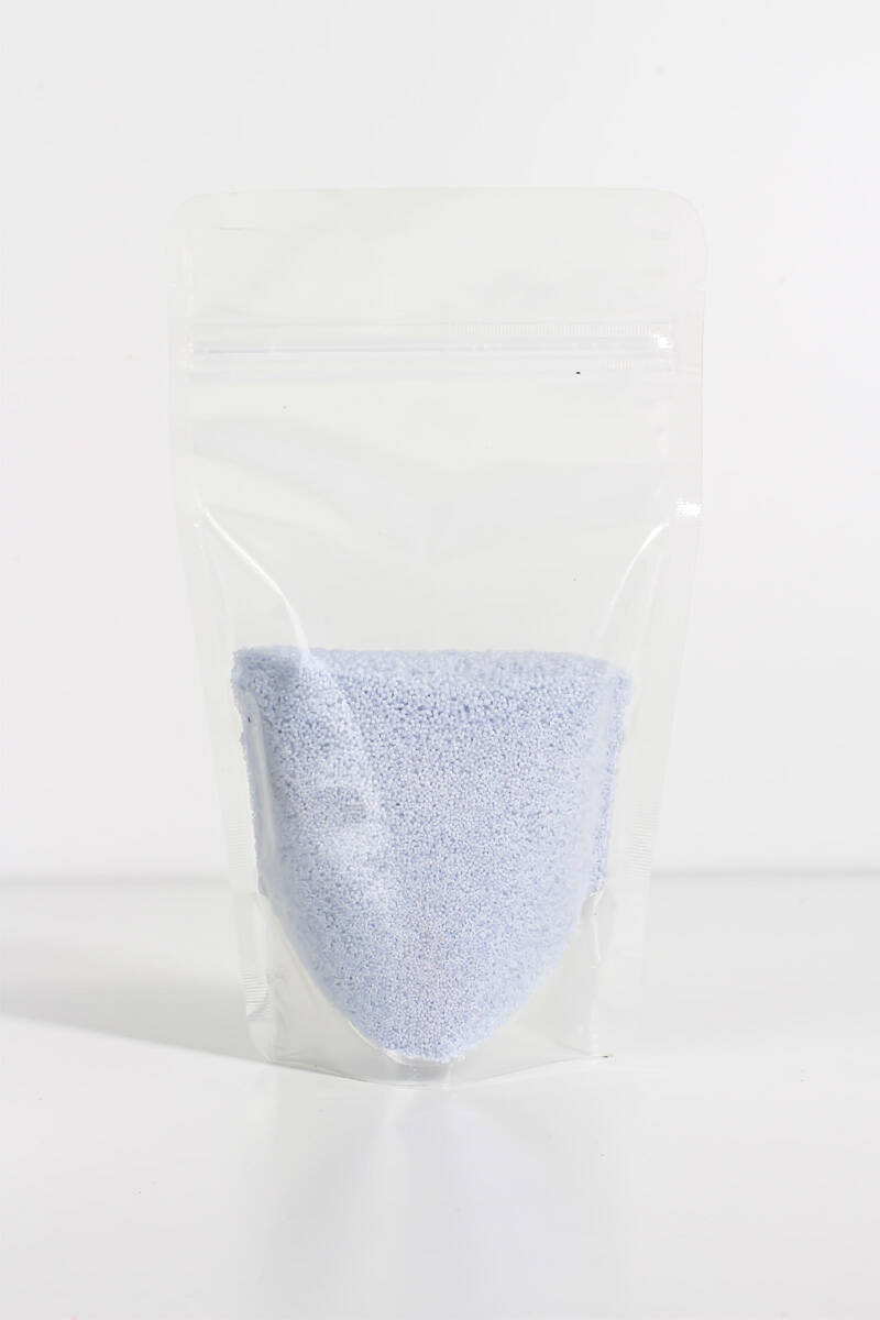 Metalik Parlement Mavi Renk İnci Tozu Mum 100GR - 1