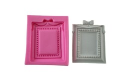 Mini Dikdörtgen Çerçeve Silikon Kalıbı ÇE-45 - 