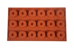 Mini Halka Desenli 18'li Muffin Silikon Kek Kalıbı KHK3332 - 3