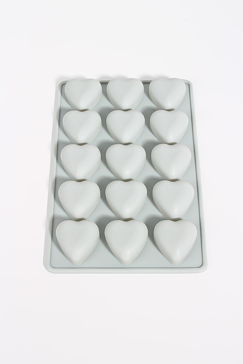 Mini Kalp Figürlü Çok Amaçlı Silikon Kalıbı - 2
