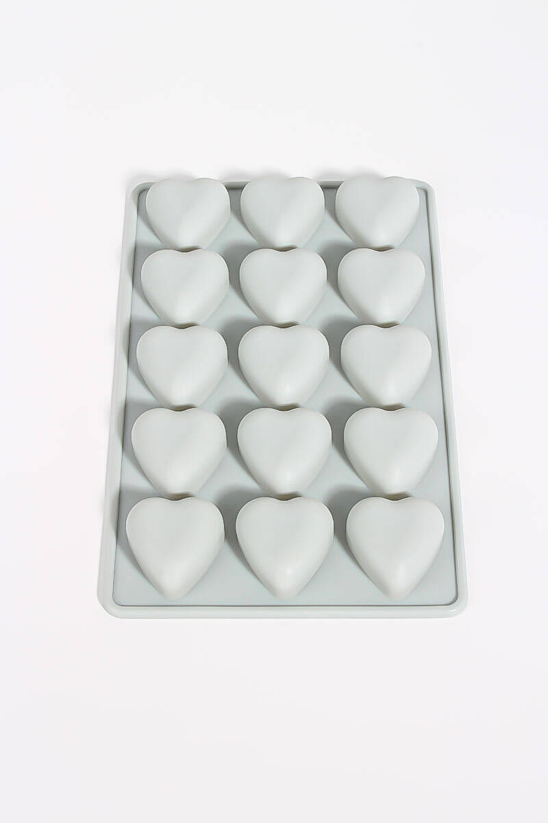Mini Kalp Figürlü Çok Amaçlı Silikon Kalıbı - 2