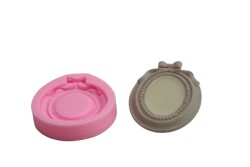 Mini Oval Çerçeve Silikon Kalıbı ÇE-02 - 