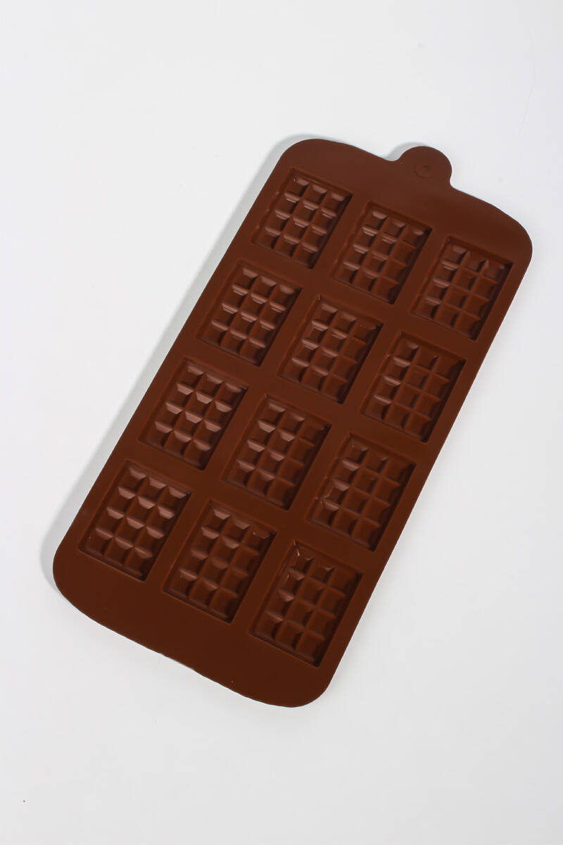 Mini Tablet Tasarımlı Çok Amaçlı Silikon Kalıbı (12 Bölmeli) - 2