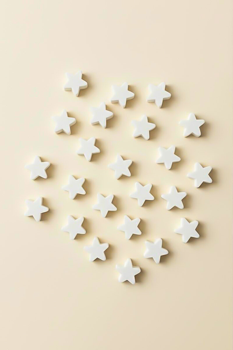 Mini Yıldız Silikon Kalıbı Çok Amaçlı Tasarım - 2