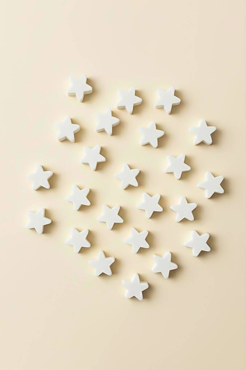 Mini Yıldız Silikon Kalıbı Çok Amaçlı Tasarım - 2