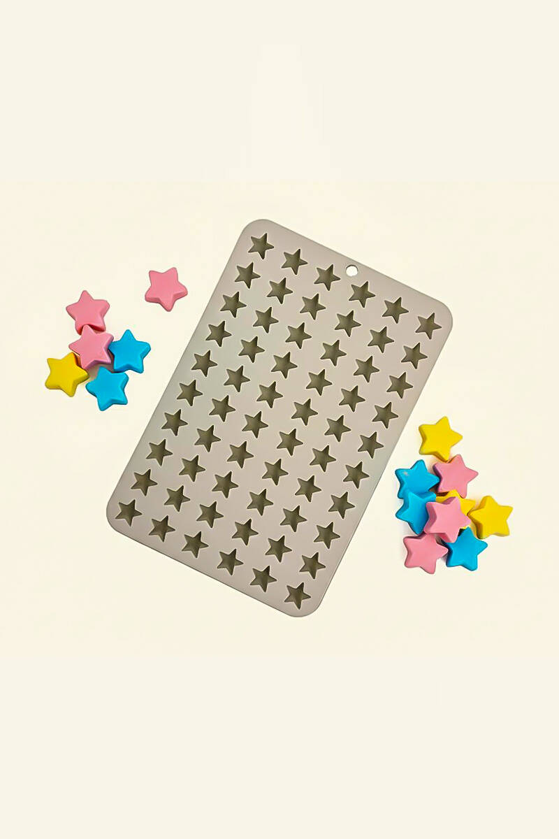Mini Yıldız Silikon Kalıbı Çok Amaçlı Tasarım - 1