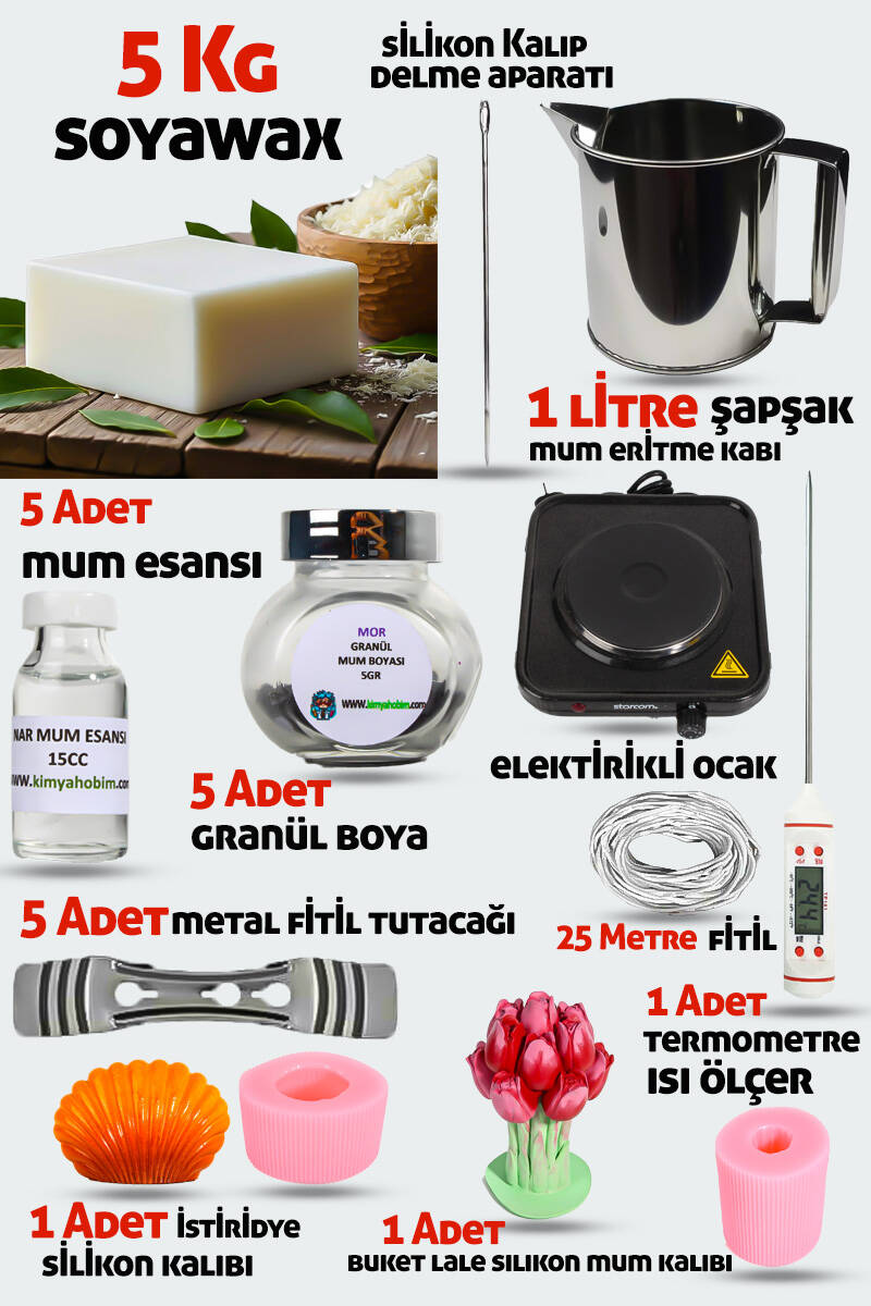 Mum Yapım Seti Soyawax KHMYSS6 - 1