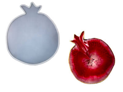 Nar Model Büyük Boy Sunumluk Epoksi Reçine Kalıbı KHE619 - 1