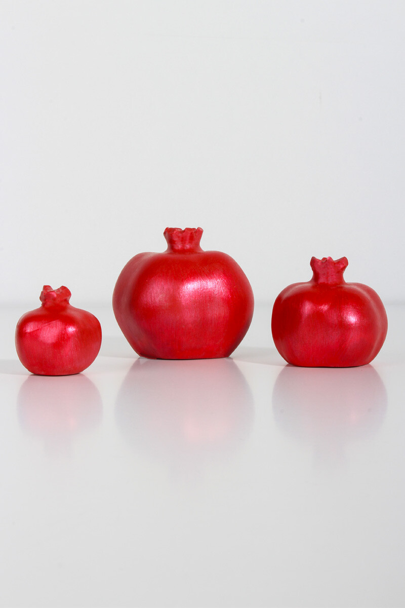 Nar Silikon Mum Kalıbı 3'lü Set KHM290 - 