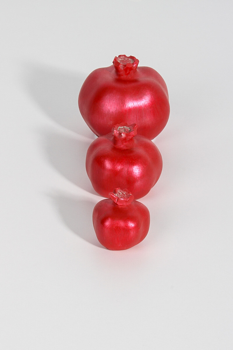 Nar Silikon Mum Kalıbı 3'lü Set KHM290 - 3