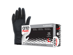 Nitril Eldiven Siyah Renk L Beden - 2