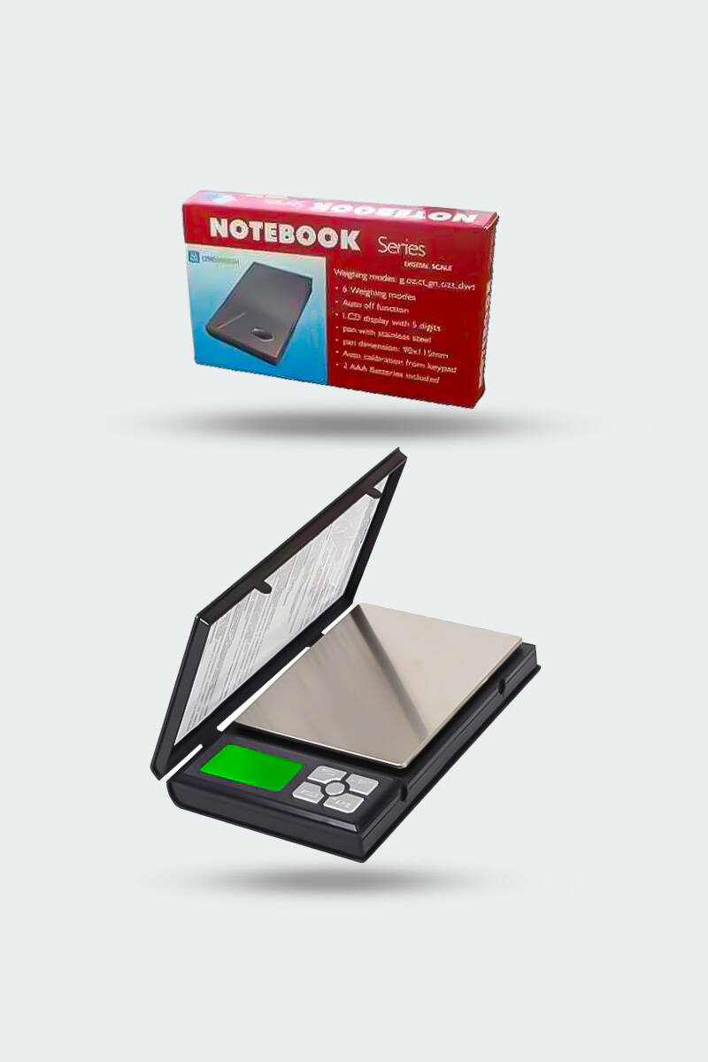 Notebook Serisi Cep Tipi Hassas Terazi Hassasiyet 0,1 G. Max : 2000 GR. - 1