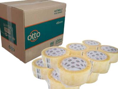 Koli Bandı 45MM X 100MT 72 Adet Şeffaf - 1