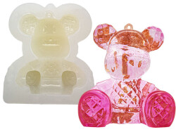 Oturan Ayıcık Epoksi Reçine Kalıbı KHE780 - 