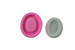 Oval Çerçeve Silikon Kalıbı ÇE-70 - 