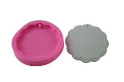 Oval Tabanlık Bulutlu Silikon Kalıbı ÇE-37 - 