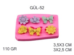 Papatya Gül Fiyonk Silikon Kalıbı GÜL-52 - 