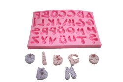 Papatya Kalp Figürlü Harf Silikon Kalıbı H-17 - 