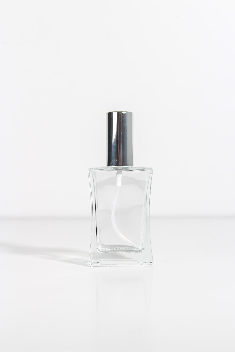 Parfüm Şişesi Gümüş Kapak - 50 CC 10 Adet - 