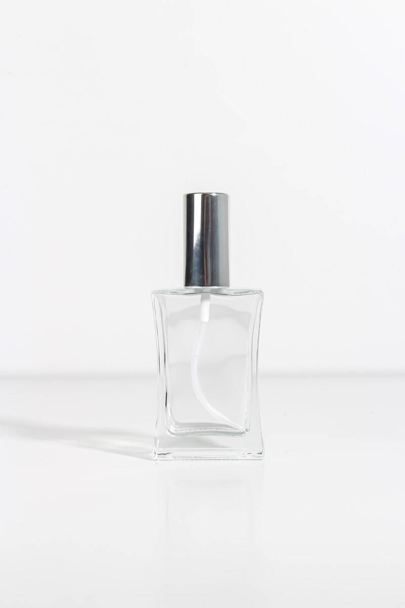 Parfüm Şişesi Gümüş Kapak - 50 CC 50 Adet - 1