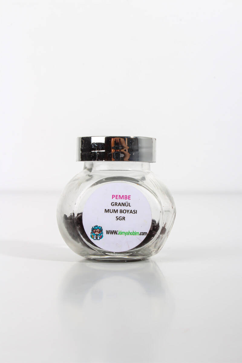 Pembe Granül Mum Boyası 5GR - 1