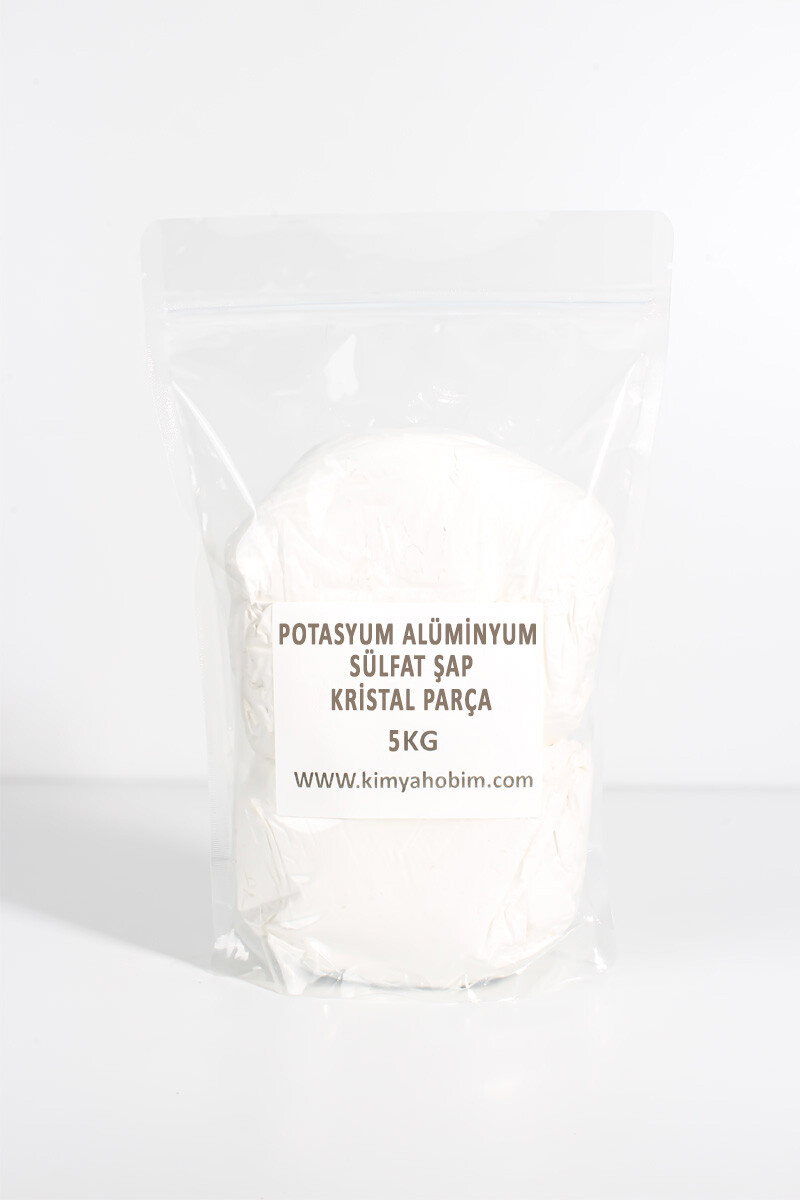 Potasyum Alüminyum Sülfat Şap Kristal Parça 5KG - 