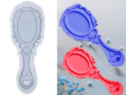 Retro El Aynası Epoksi Reçine Kalıbı KHE776 - 