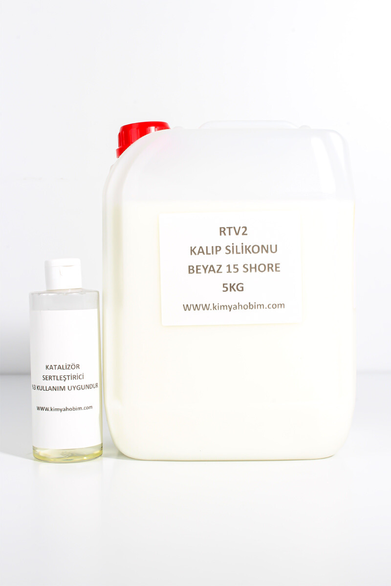 Rtv2 Kalıp Silikonu Beyaz 15 Shore 5KG - 