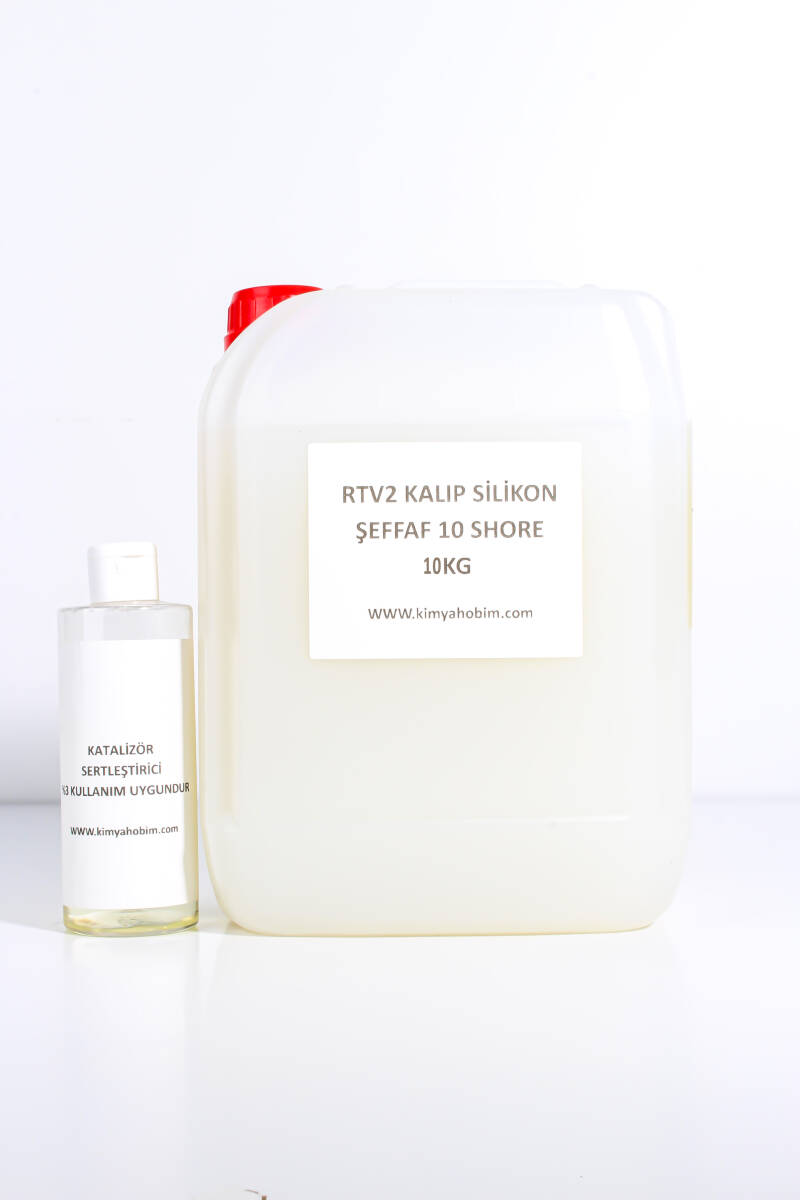 Rtv2 Kalıp Silikonu Şeffaf 10 Shore 10KG - 1