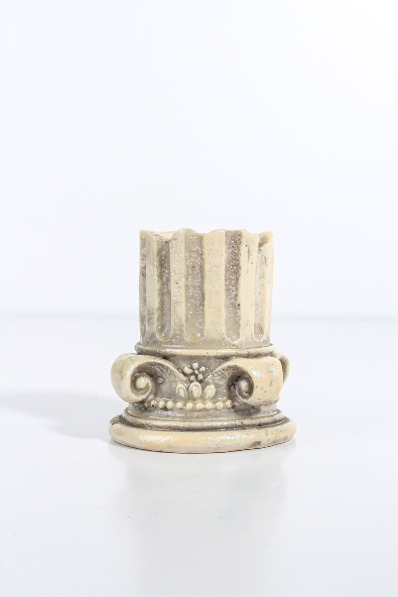 Antik Sütun Mumluk Beton Taş Tozu Silikon Kalıbı KHM131 - 