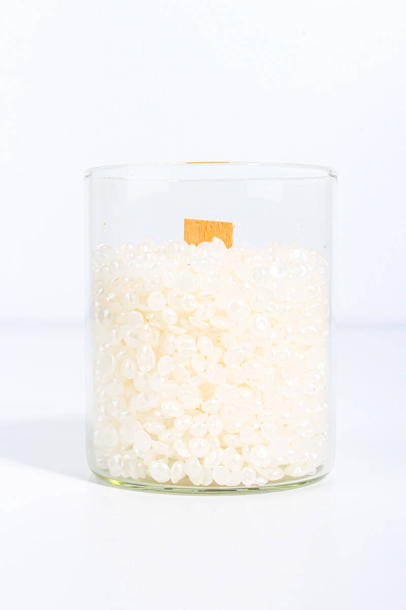 Sedef Beyaz Dekoratif İnci Mum 1KG - 2