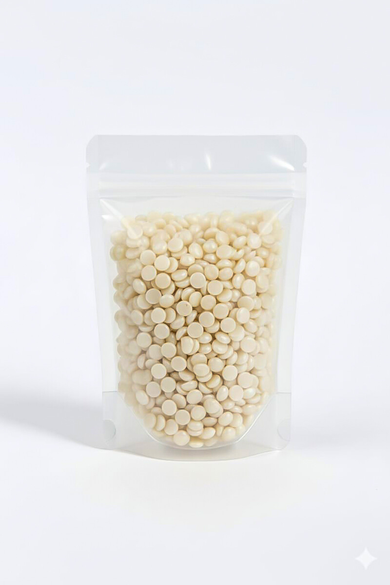 Sedef Beyaz Dekoratif İnci Mum 1KG - 