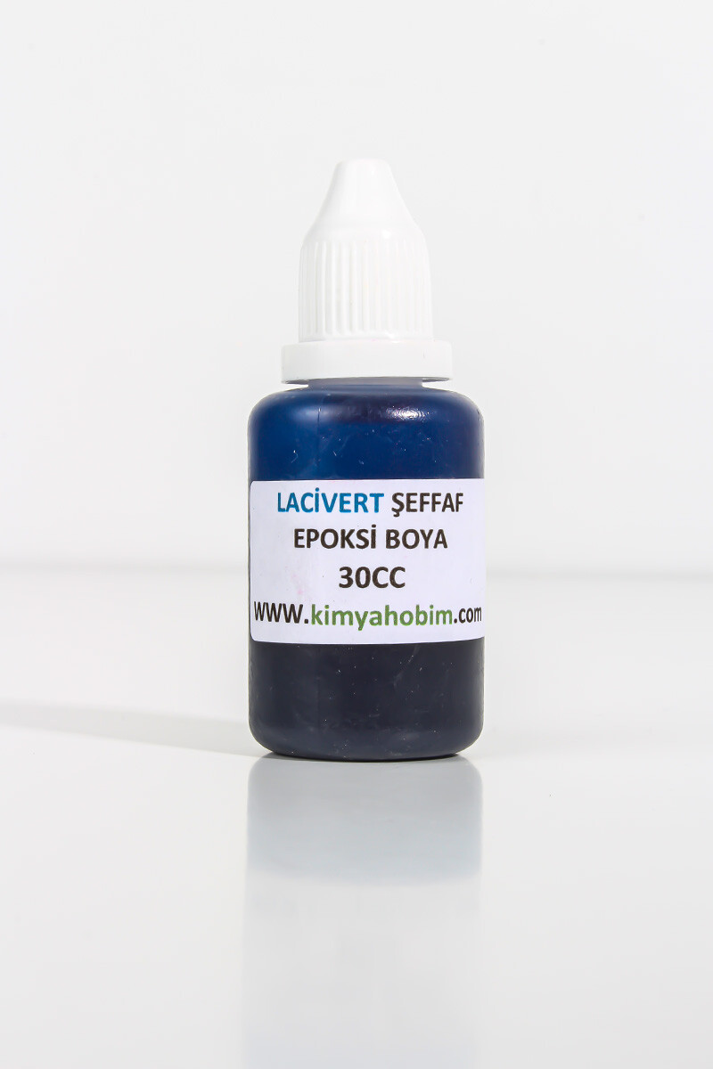 Şeffaf Lacivert Epoksi Boya 30CC - 