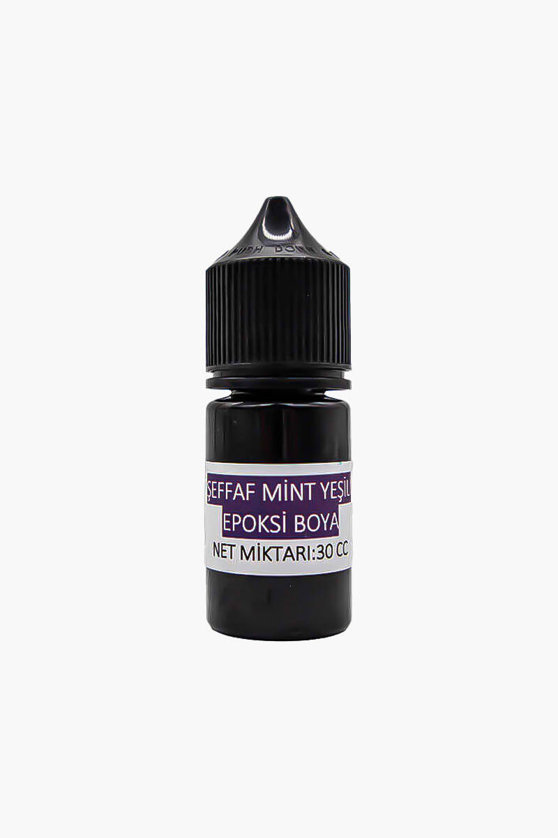 Şeffaf Mint Yeşili Epoksi Boya 30CC - 1