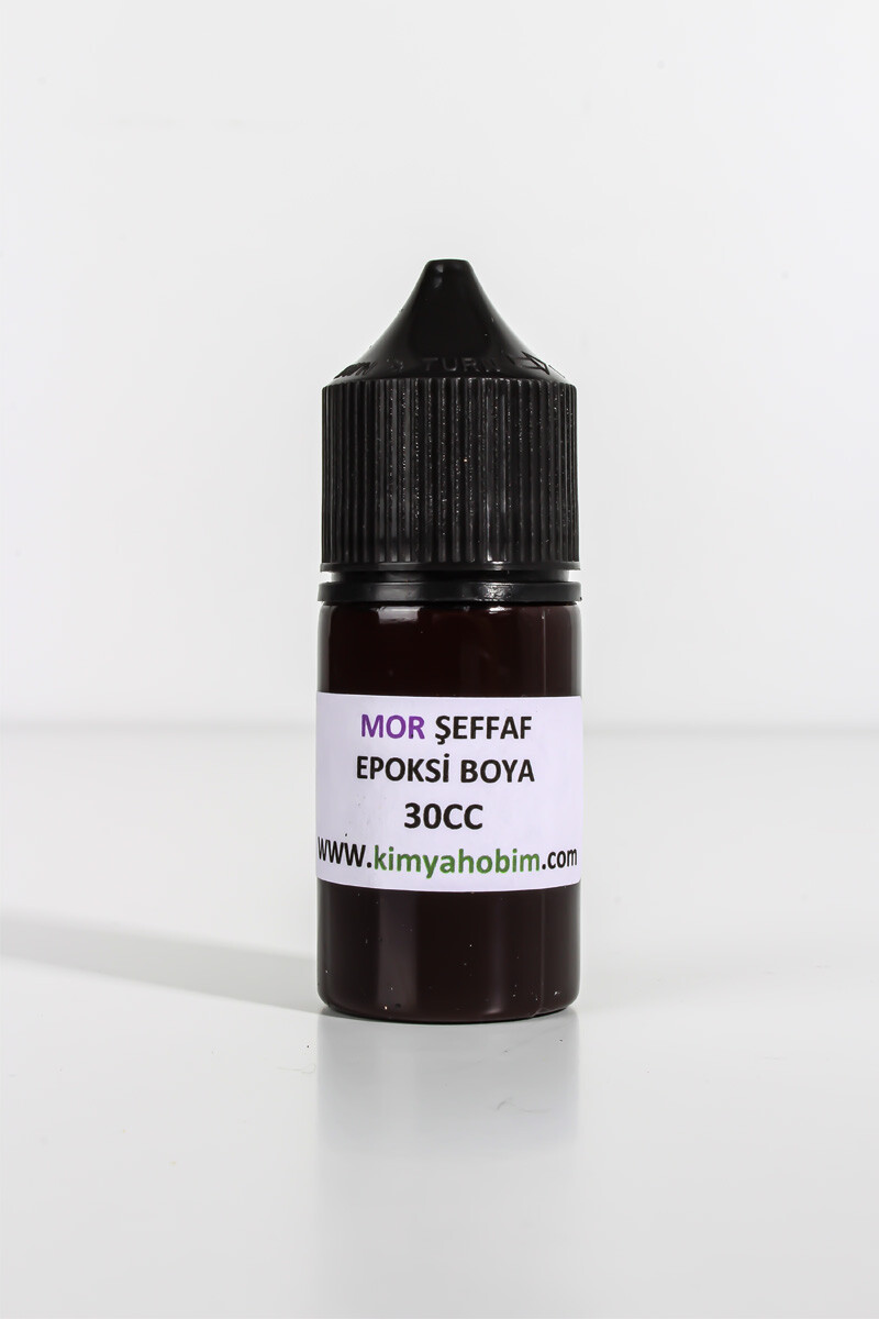 Şeffaf Mor Epoksi Boya 30CC - 