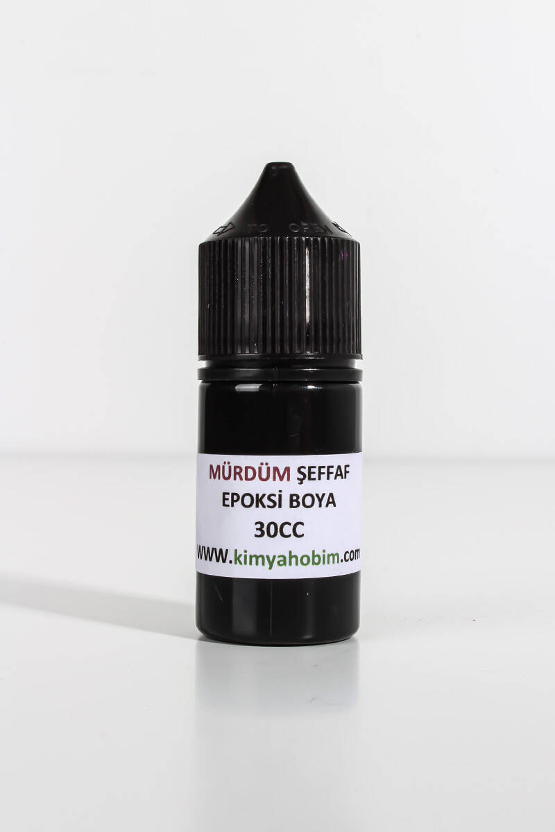 Şeffaf Mürdüm Epoksi Boya 30CC - 1