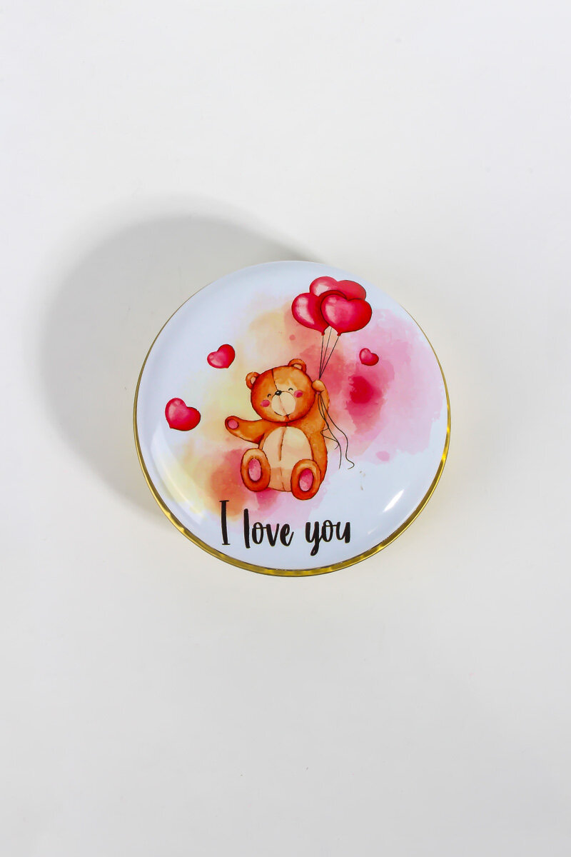 Sevgililer Günü Özel Metal Mum Kutusu 75CC 10 Adet KHSVGMK1 - 1