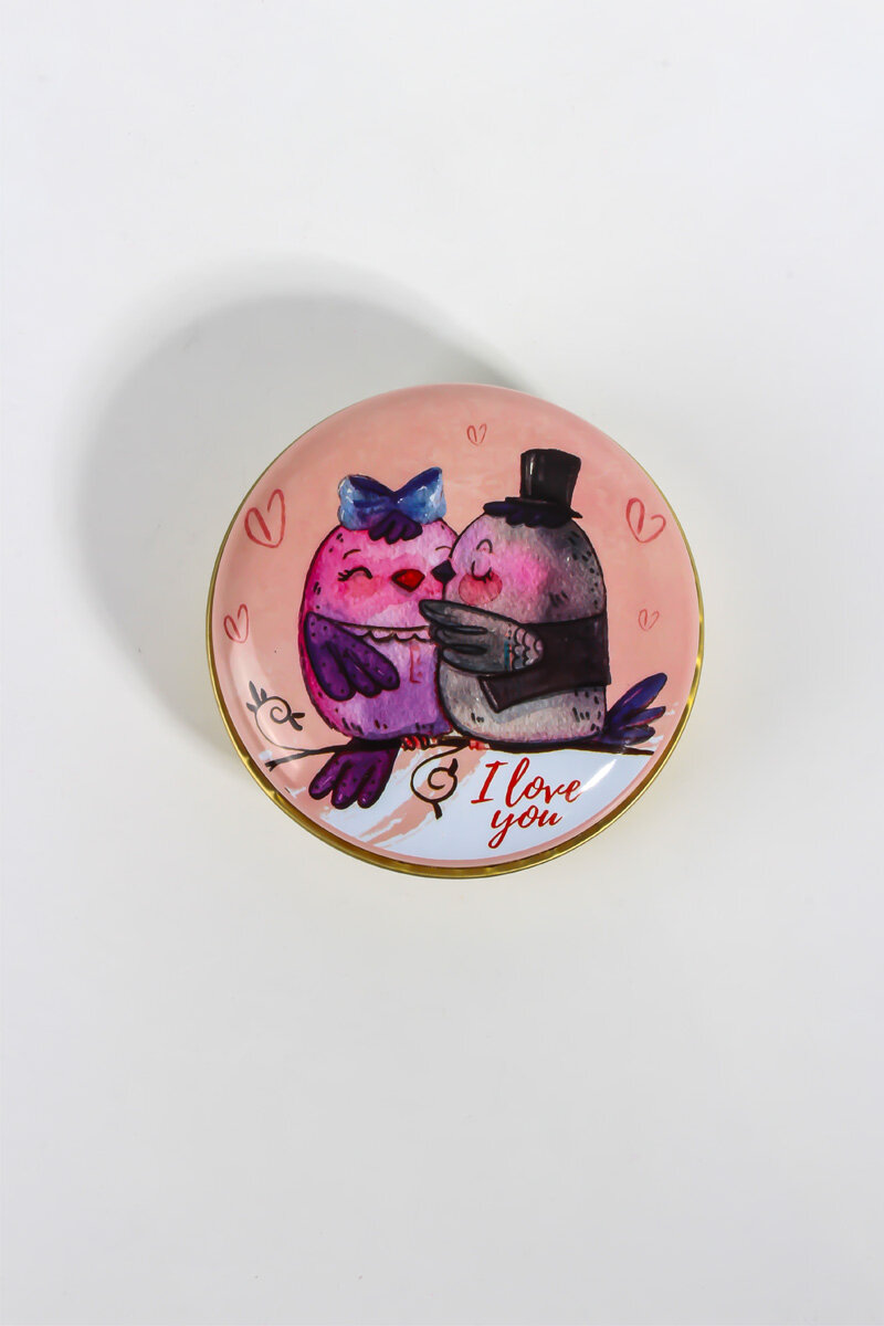 Sevgililer Günü Özel Metal Mum Kutusu 75CC 10 Adet KHSVGMK2 - 