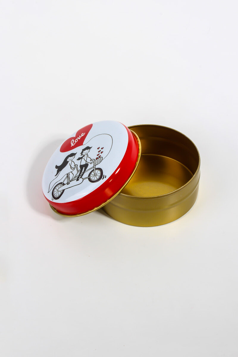 Sevgililer Günü Özel Metal Mum Kutusu 75CC 10 Adet KHSVGMK3 - 2