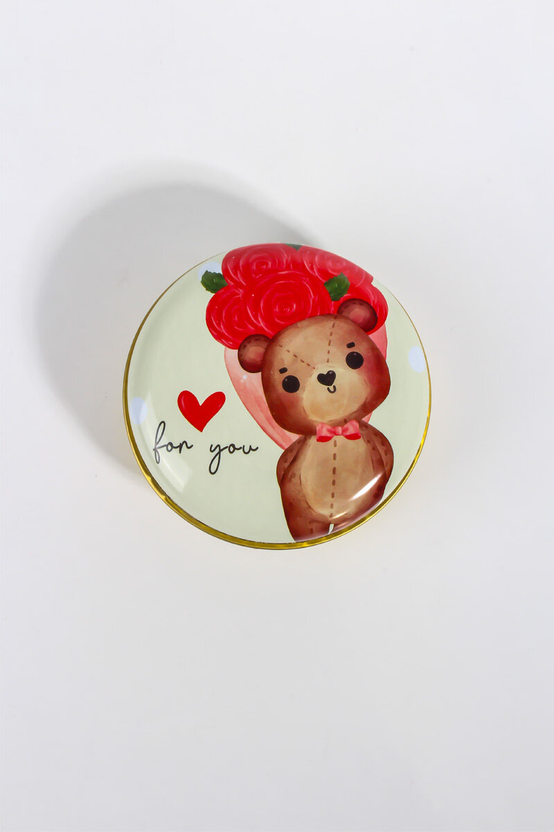 Sevgililer Günü Özel Metal Mum Kutusu 75CC 10 Adet KHSVGMK5 - 1