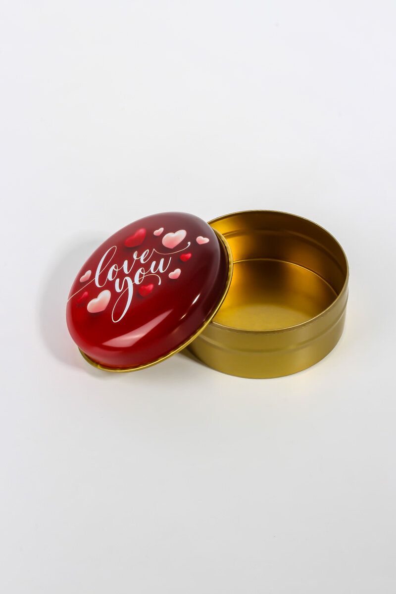 Sevgililer Günü Özel Metal Mum Kutusu 75CC 10 Adet KHSVGMK6 - 2