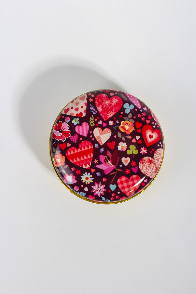 Sevgililer Günü Özel Metal Mum Kutusu 75CC 10 Adet KHSVGMK9 - 1