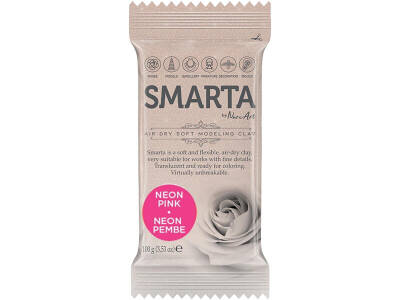 Smarta Modelleme Hamuru Neon Pembe 100GR - 1