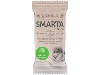 Smarta Modelleme Hamuru Neon Yeşil 100GR - 1