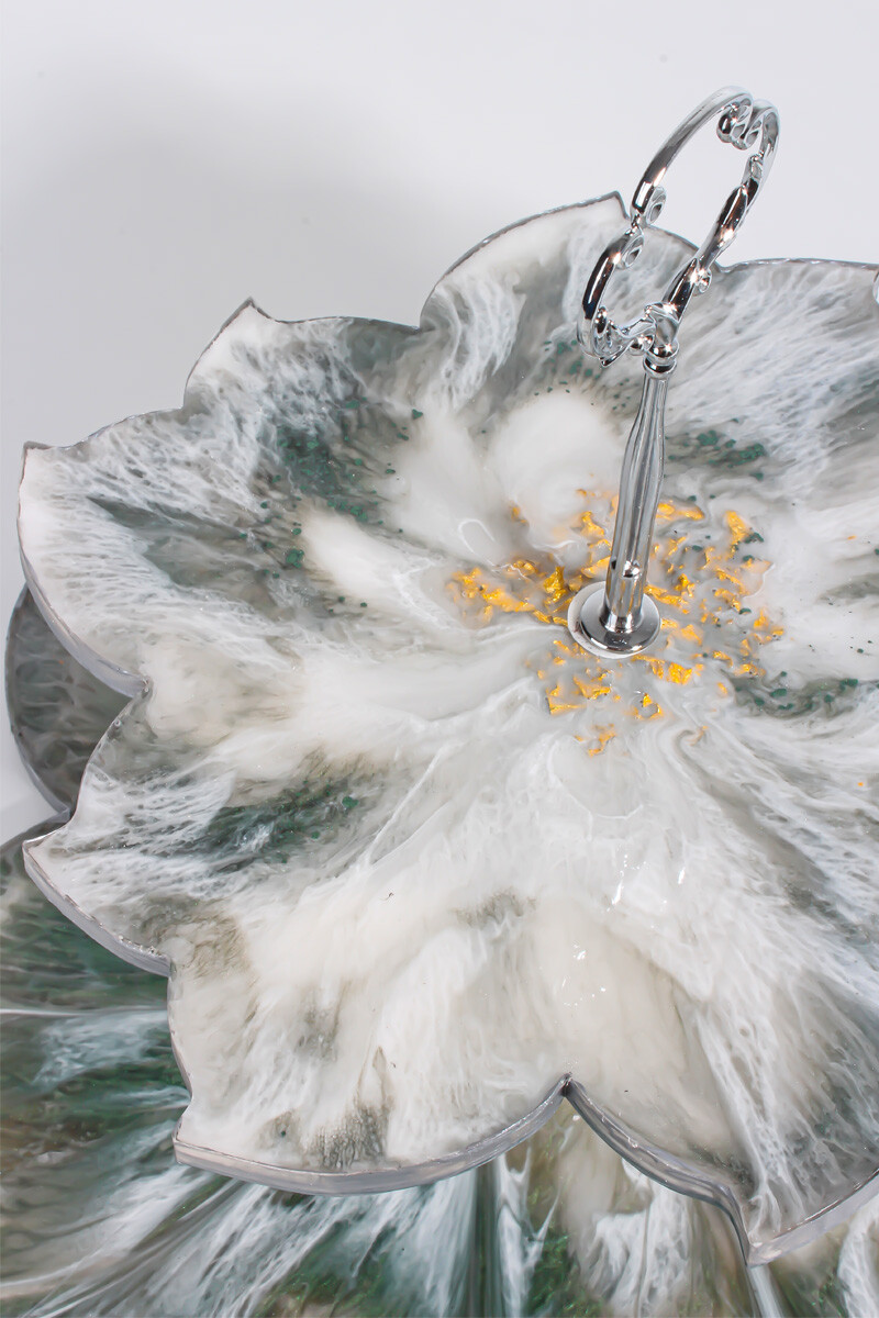 Sunumluk Stand Gümüş KHE1000 - 2