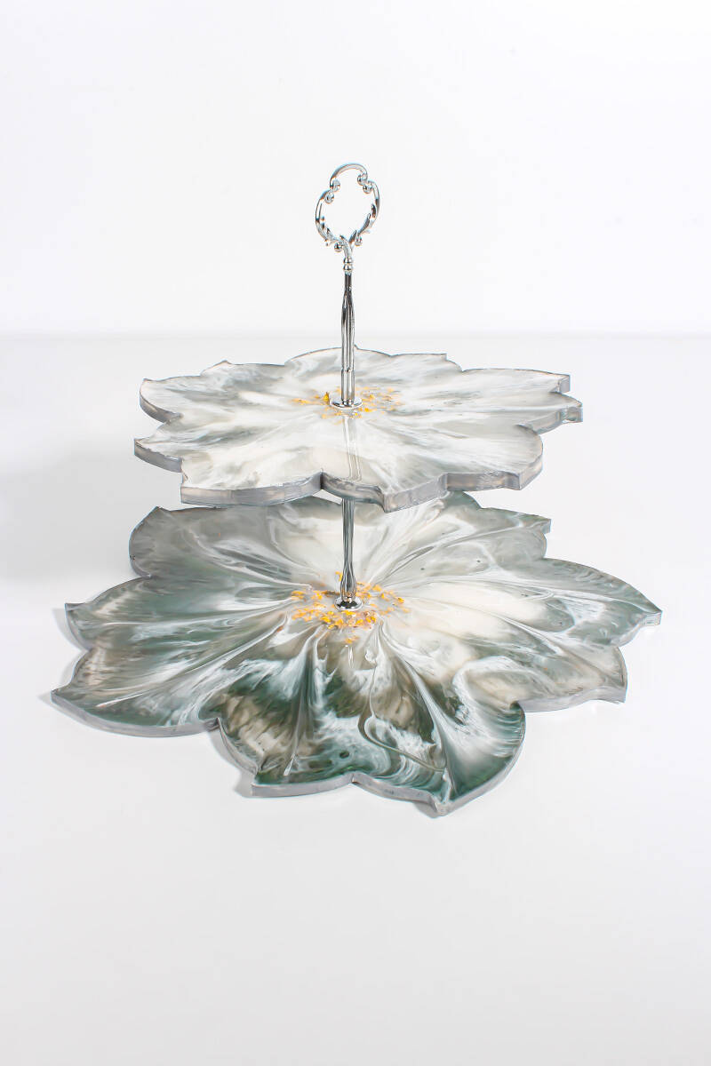 Sunumluk Stand Gümüş KHE1000 - 1