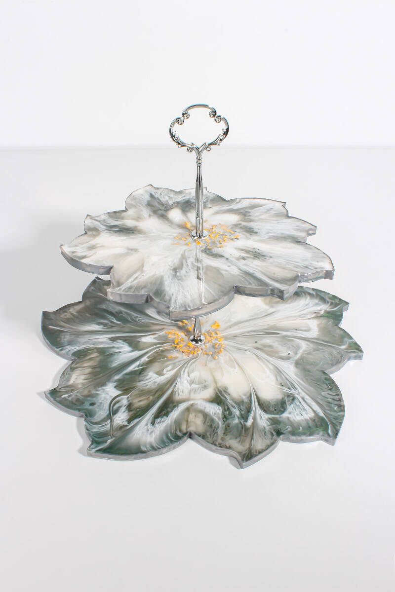 Sunumluk Stand Gümüş KHE1000 - 3