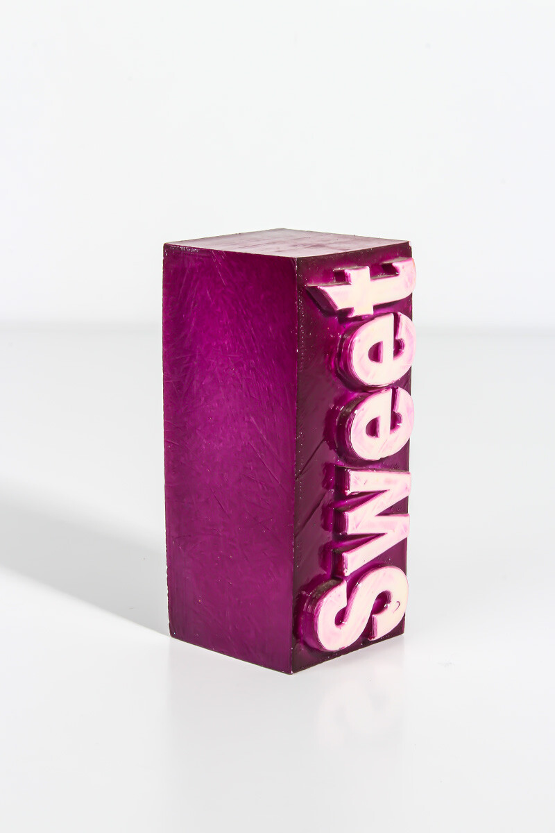 Sweet Yazılı Silikon Mum Kalıbı KHM03 - 