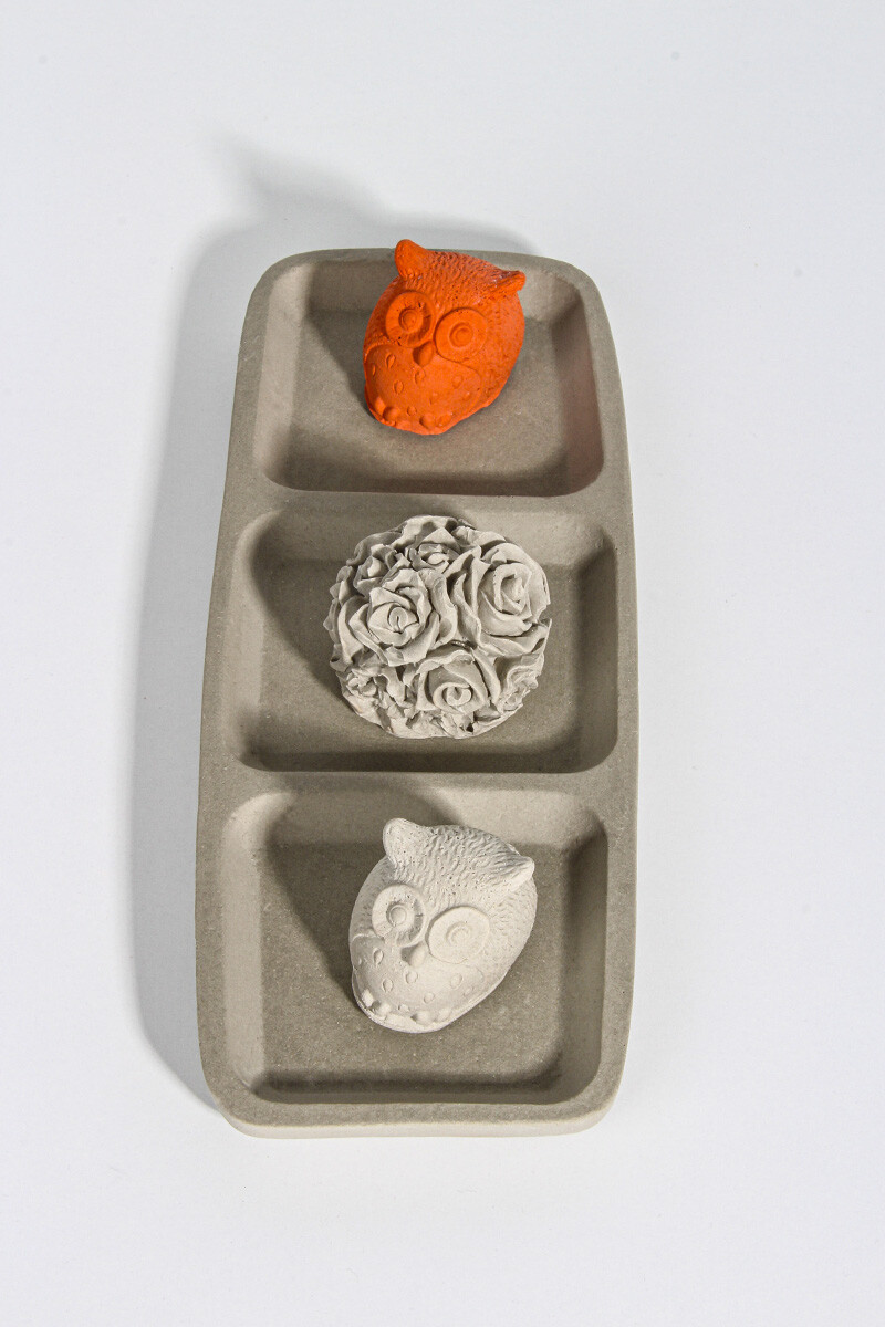 Dekoratif Altlık Beton Taş Tozu Silikon Kalıbı KHB82 - 2