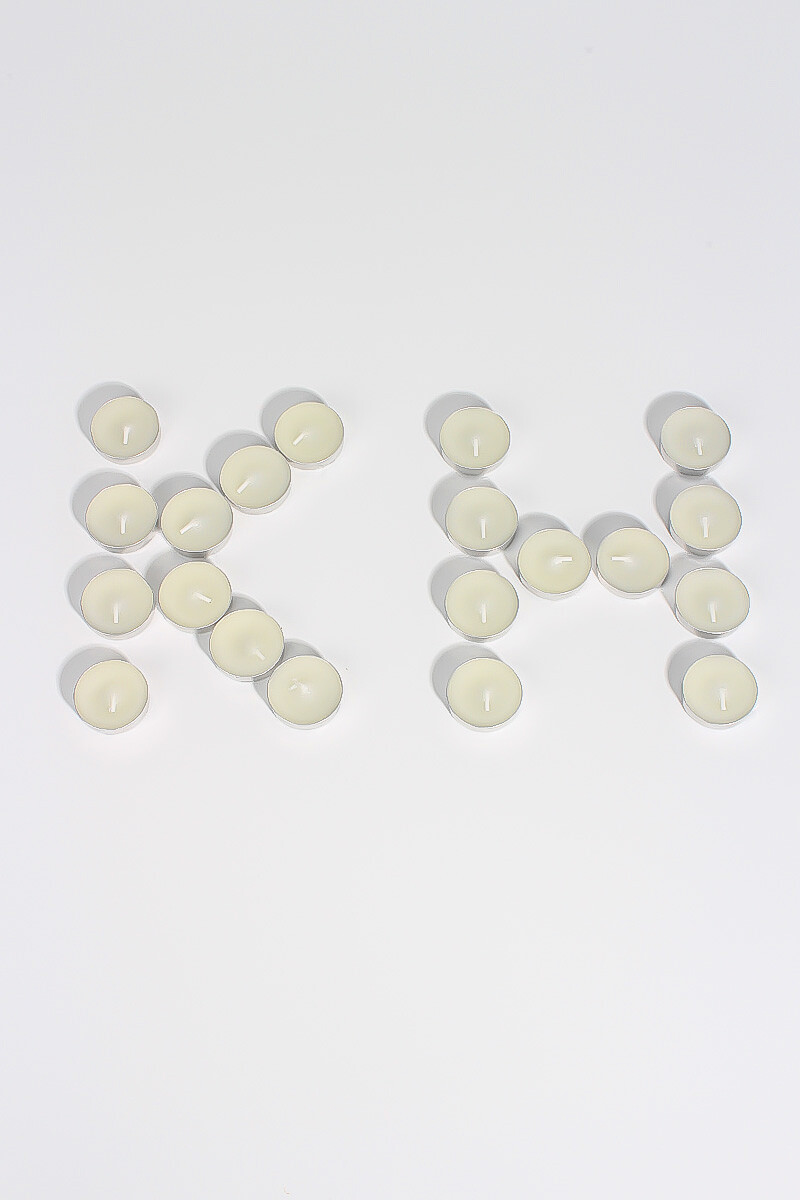 Tealight Mum Beyaz 2000'li - 